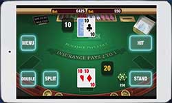 Online mobile blackjack games